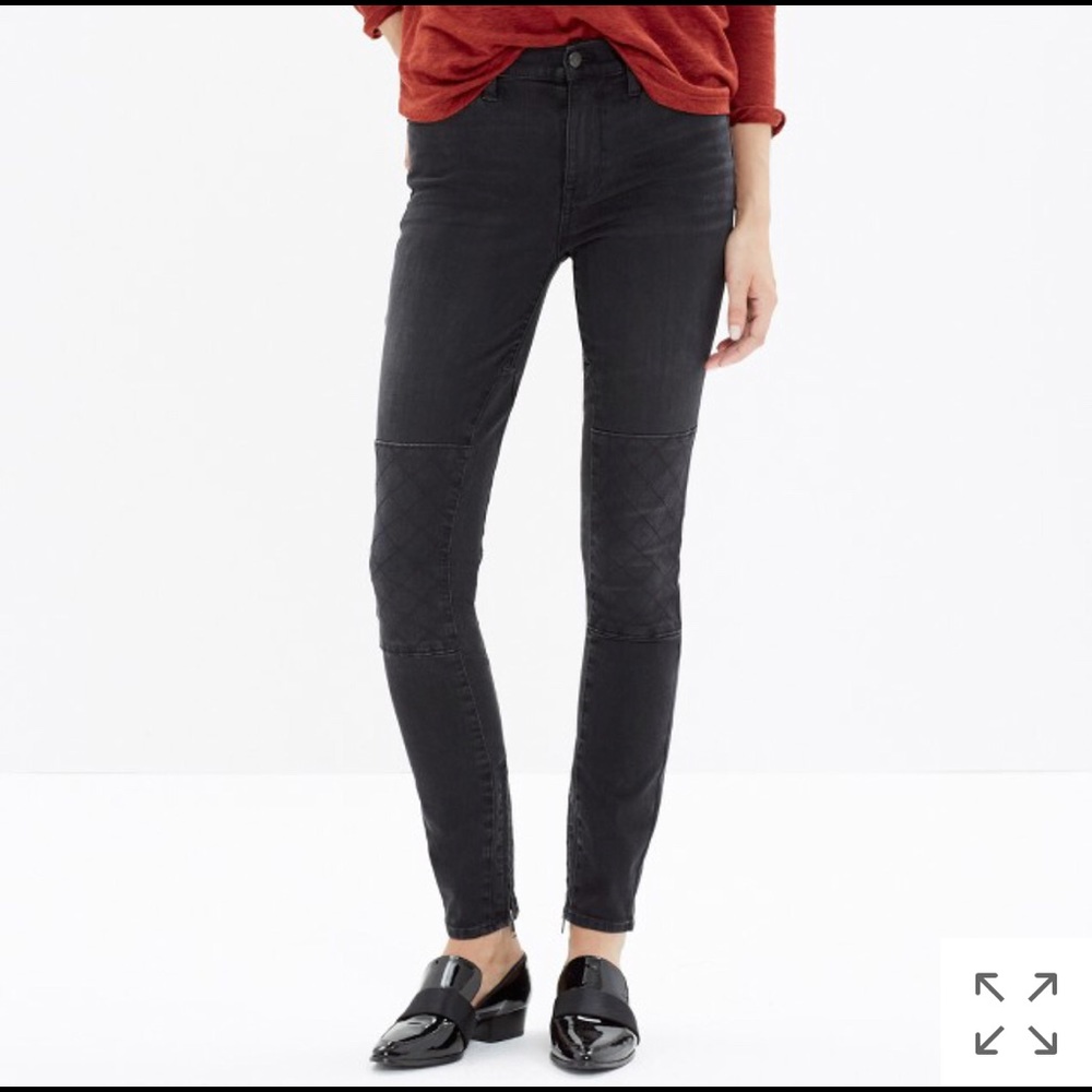 MADEWELL HIGH RISER MOTO JEANS